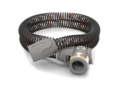 Ein Ausschnitt des ClimateLineAir-Atemschlauches für Air10 CPAP-Geräte