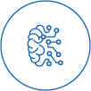 Gehirn mit Neuronen