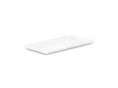 Ausschnitt des weißen Einmal-Hypoallergen-Luftfilters für ResMed Air11 Therapiegeräte